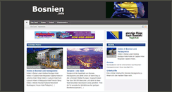 Desktop Screenshot of bosnien.info